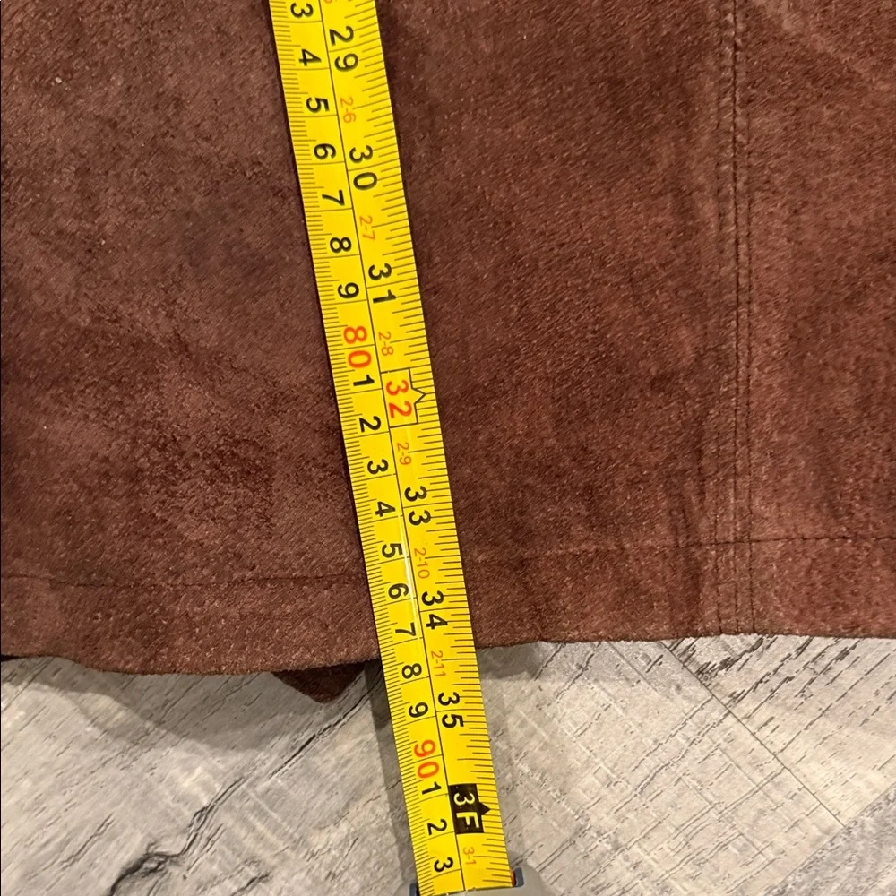 Vintage GUESS Men's Dark Brown Suede Shirt Jacket - Picture 16 of 16